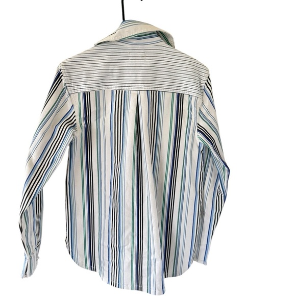 Anthropologie Maeve Multicolor Striped Shirt Jacket - Picture 2 of 7